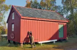 Stabburet på prestegården i Lenvik