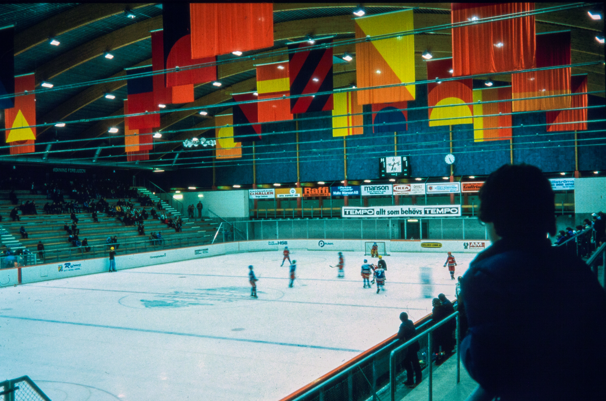 Stångebro Ishall, också känd som Stångebrohallen, är en ishall i Linköping i Sverige med plats för 4700 åskådare. Den invigdes 21 september 1975 med tal av bland andra Göthe Anderson och var 1976-2004 hemmabana för Linköping HC i ishockey.

Bilder från staden Linköping digitaliserade från diapositiv. Bilderna är från 1970-1990-talet.