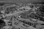 Flygfoto över Vintjärn, Svärdsjö, Falun 1956.