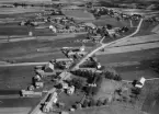 Flygfoto över Västtjärna, Gagnef 1960.