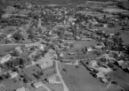 Flygfoto över Vikarbyn, Rättvik 1960.