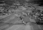 Flygfoto över Västra Stumsnäs, Rättvik 1960.