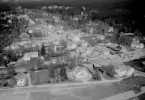 Flygfoto över Älvdalen 1962.