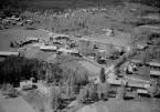 Flygfoto över Vika, Mora 1962.