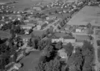 Flygfoto över Åselby, Borlänge 1960.