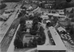 Flygfoto över Älvdalen år 1933.