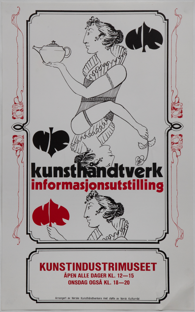 Kunsthåndtverk informasjonsutstilling [Utstillingsplakat]