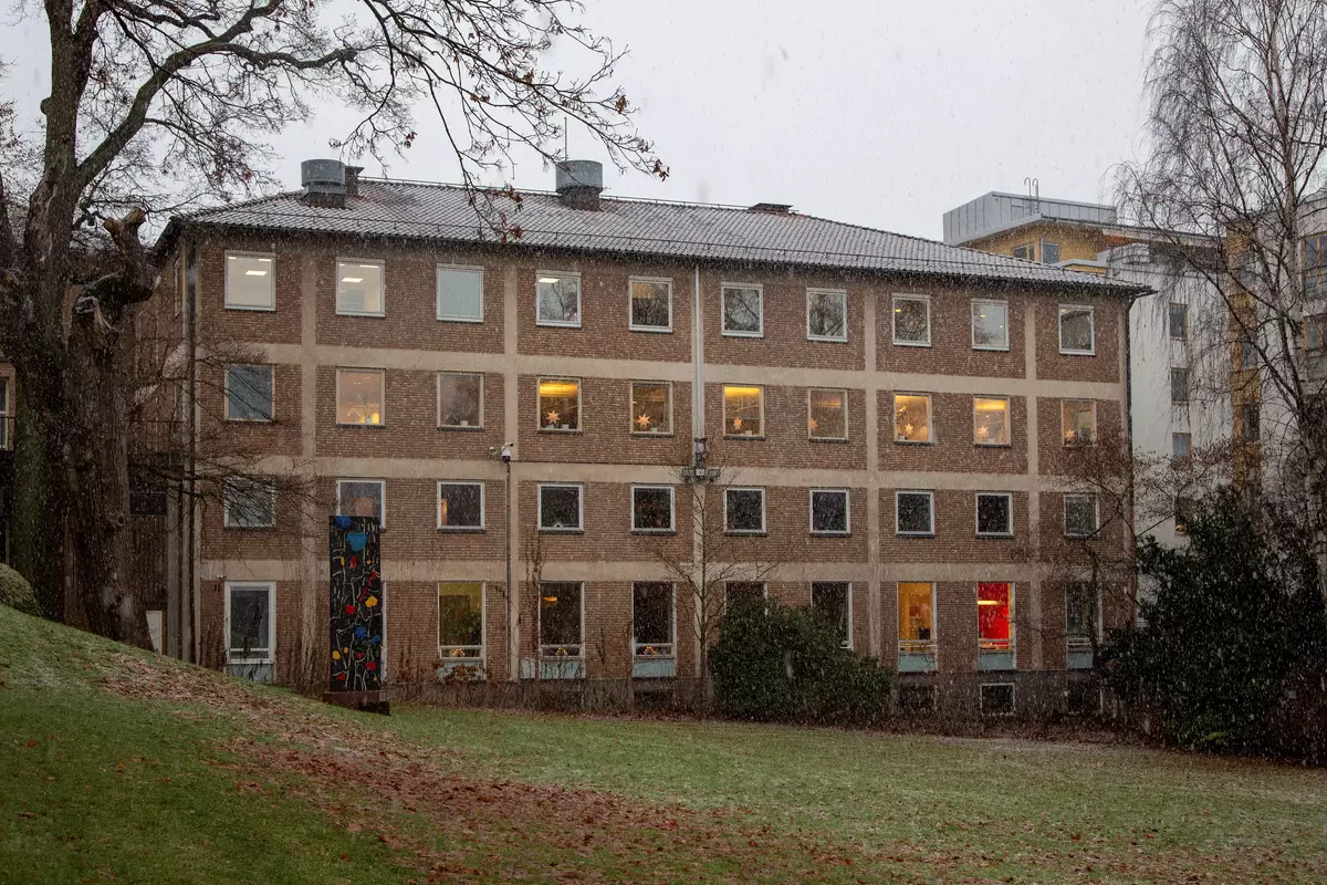 Fotografering i Marabouparken i Sundbyberg.