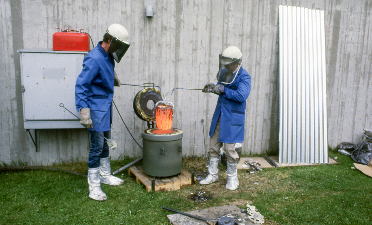 Metallstøpekurs Nord-Østerdalsuka 1983