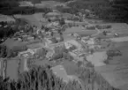 Flygfoto över Östra Stumsnäs, Rättvik 1960.