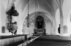 Ludvika, Grangärde. Interiör av Grangärde kyrka 1944. 
Läs mer om Grangärde kyrka i boken: Dalarnas kyrkor i ord och bild.