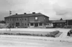 Järnvägsstationen, Grängesberg 1946.