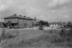 Järnvägsstationen, Grängesberg 1946.