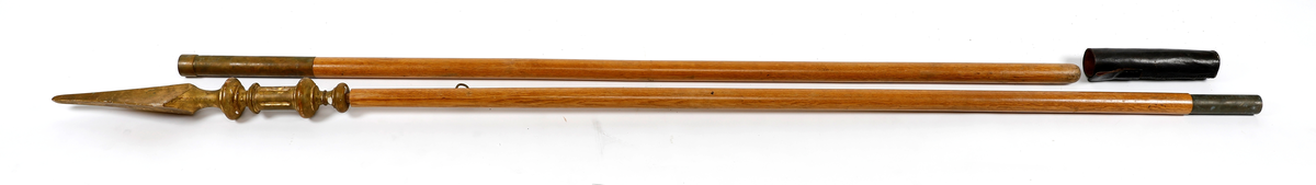 Norske flagg, fjord og bauta