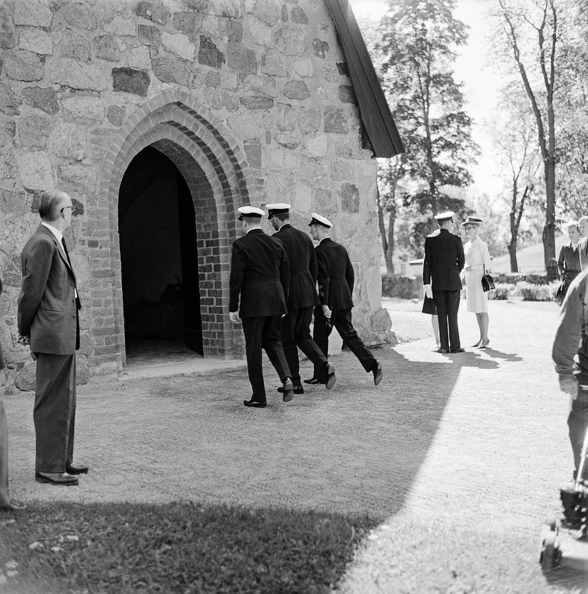 F 20, nya flygofficerare, Uppsala 1964