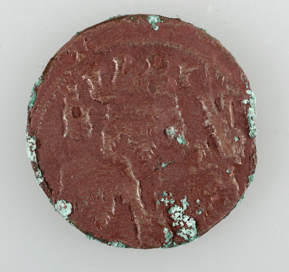 Mynt. 1/6 öre SM 1671 (Karl XI). Präglat i Avesta.