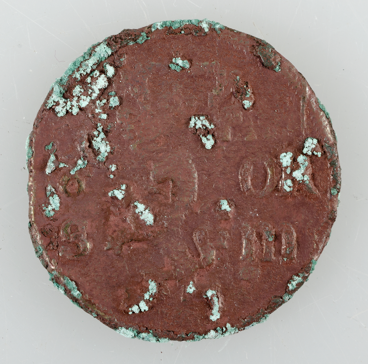 Mynt. 1/6 öre SM 1671 (Karl XI). Präglat i Avesta.