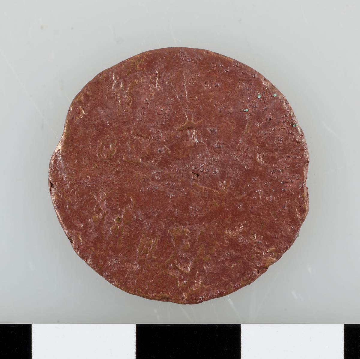 Mynt. 1 öre KM 1719-20 (Ulrika Eleonora). Präglat i Stockholm.