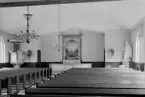 Interiör av Grängesbergs gamla kyrka 1944.