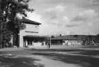 Järnvägsstationen i Ludvika 1946.