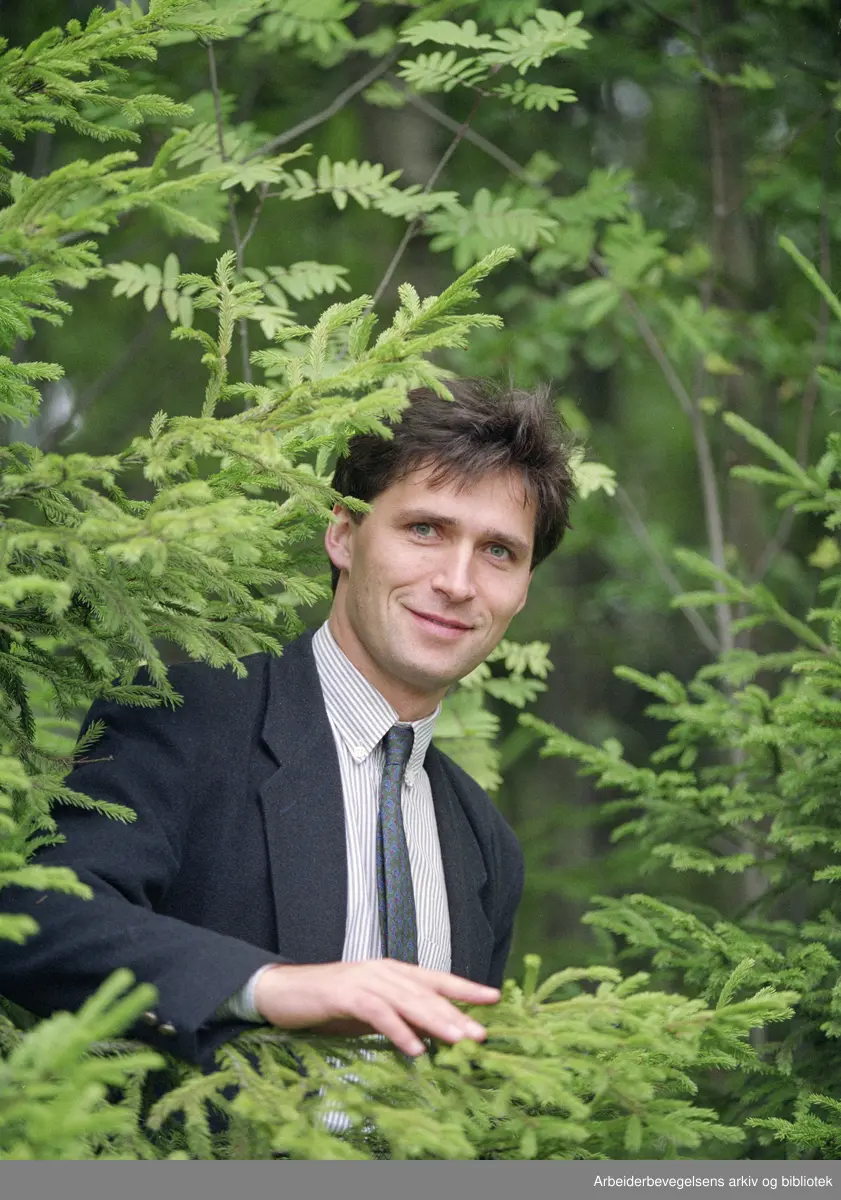 Jens Stoltenberg, 26. juni 1991.