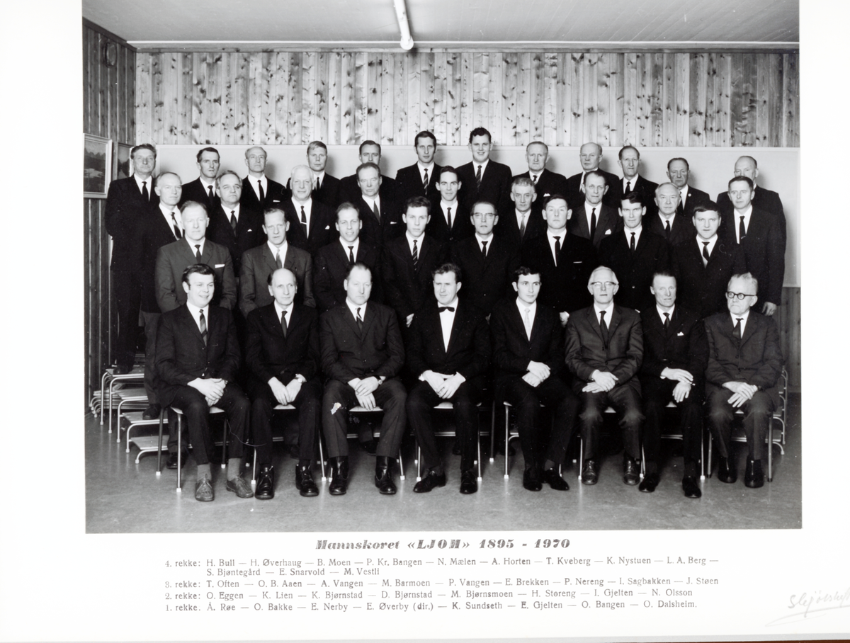 Mannskoret Ljom 1895-1970