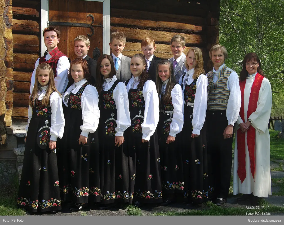 Konfirmasjon ved Skjåk kyrkje 2012