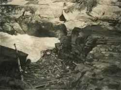 Rasulykka i Lodalen 1936 - Dokumentert av fotograf Johannes Sponland.