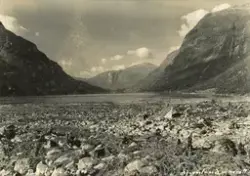 Rasulykka i Lodalen 1936 - Dokumentert av fotograf Johannes Sponland.