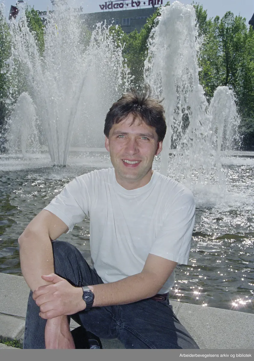 AP-nestleder Jens Stoltenberg, mai 1993.