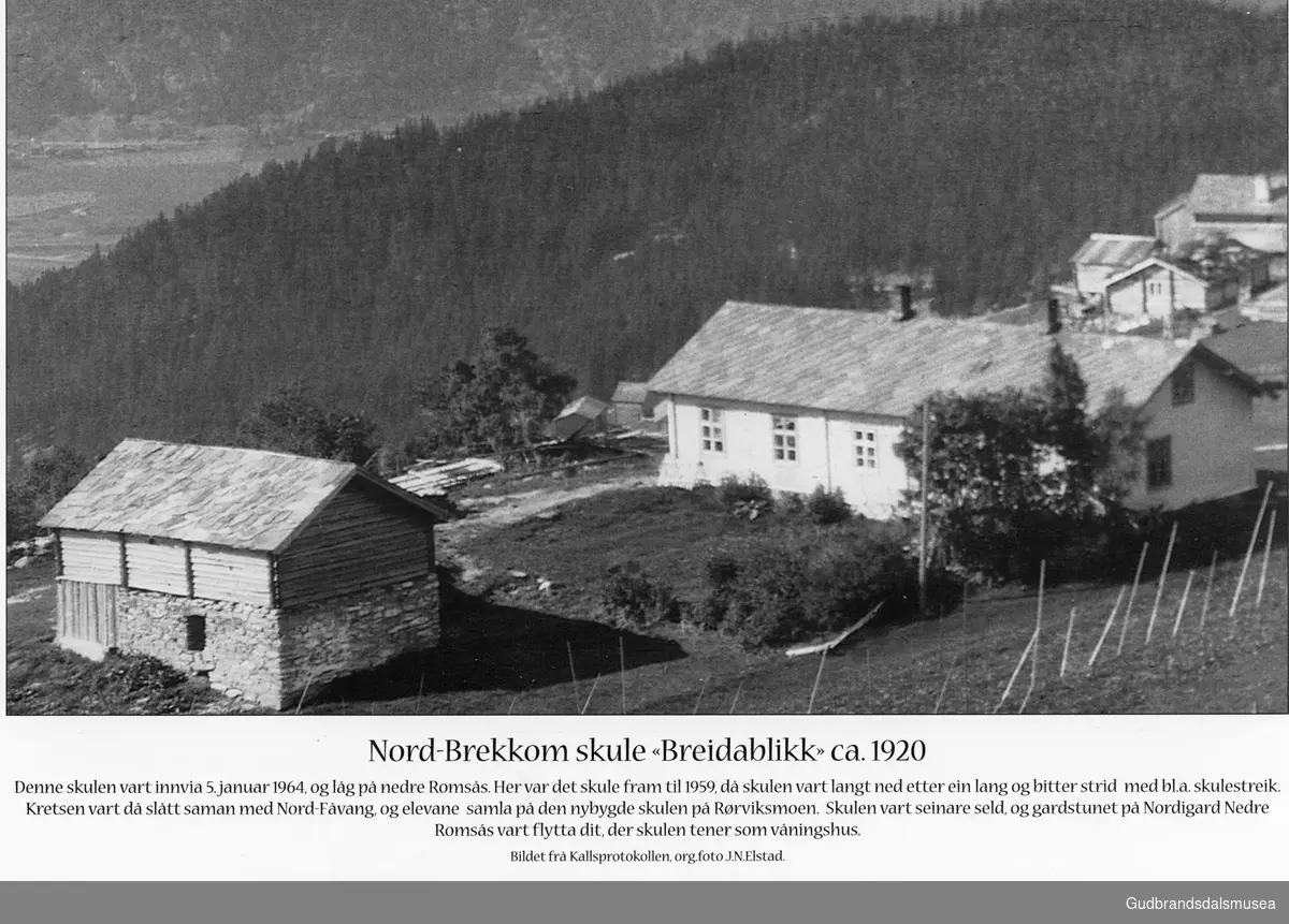 Breidabikk skole Nord- Brekkom Ringebu