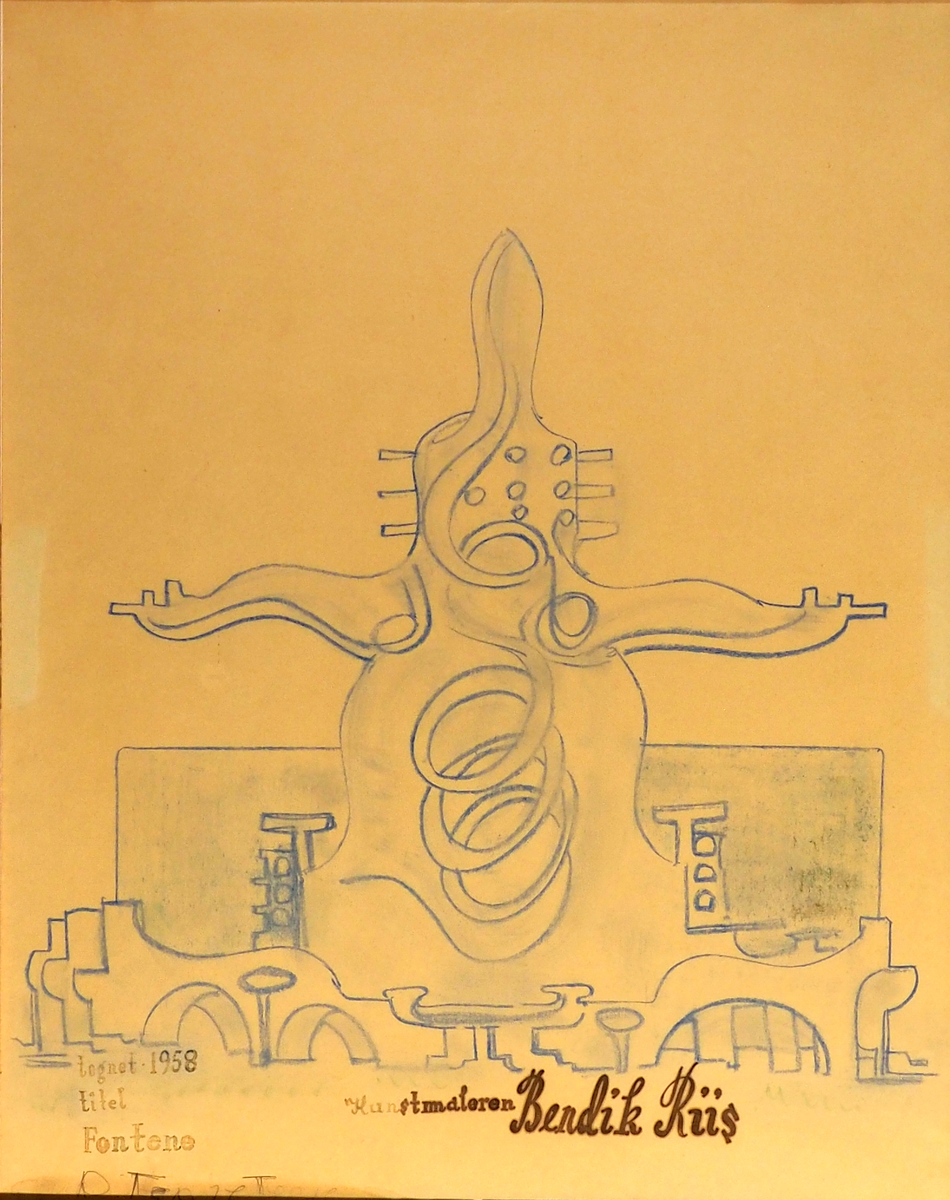 Fontene [Tegning]