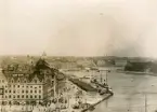 Skeppsbron i Stockholm fotograferat på 1910-talet.