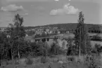 Utsikt från Grängesbergsvägen, Ludvika 1944.