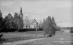 Särna kyrka, Älvdalen 1948. Läs mer om Särna kyrka i boken: Dalarnas kyrkor i ord och bild.