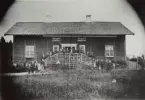 Inspektorsbostaden på Bollsjö Glasbruk, tillhörande Limmared, 1870. Ur album: Limmareds Glasbruk 1740-1902-1930.