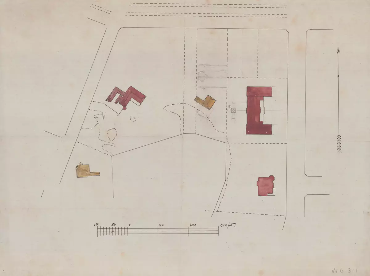 Arkitekt Viktor von Gegerfelts ritningar [plan, ritning] -Regionarkivet ...