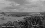 Ludvika, Sunnansjö. Utsikt från Uvberget 1953.