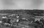 Utsikt från Boda kyrktorn 1953.