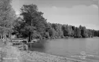 Falun, badplatsen, Hosjö 1954.