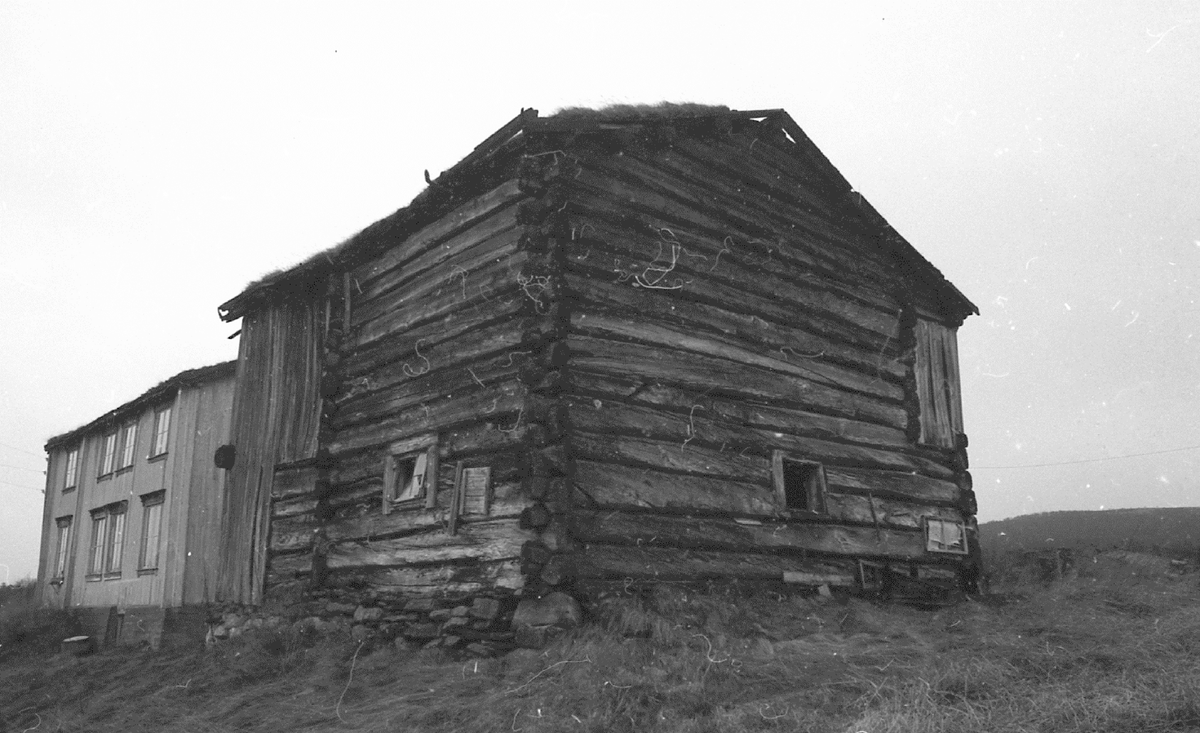 Nedtaking av stall, Løkken, Kvikneskogen