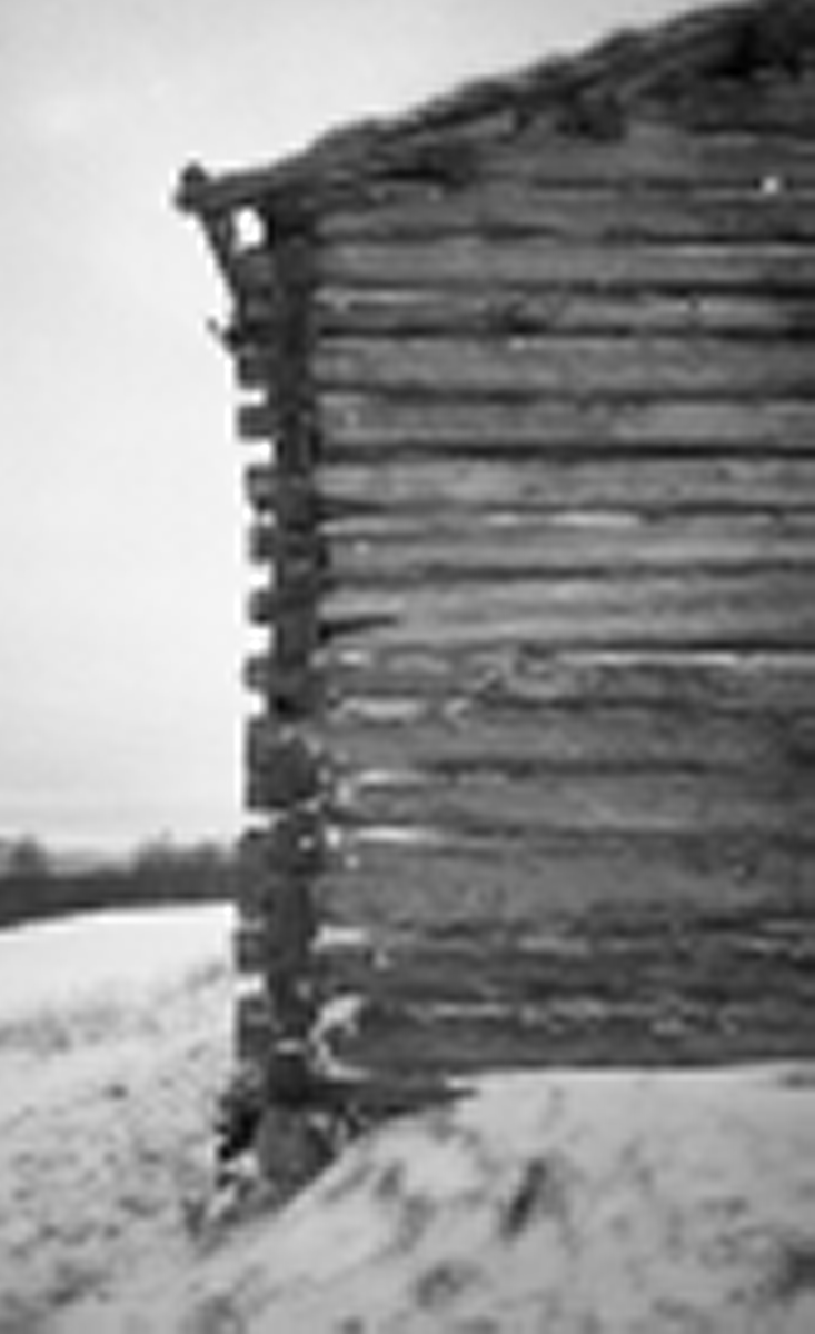 Nedtaking av stall, Løkken, Kvikneskogen