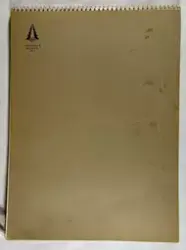 Skissebok frå tida på Gaustad sykehus [Tegning]