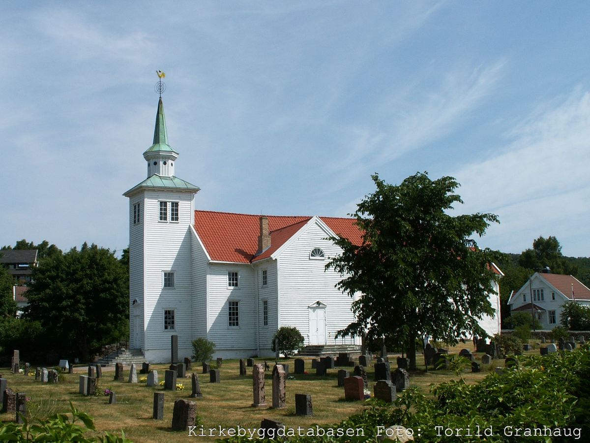 Steinkirke fra middelalderen, oppført ca år 1140.