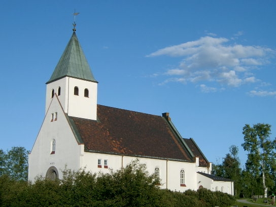 Mur/steinkirke oppført i 1939.