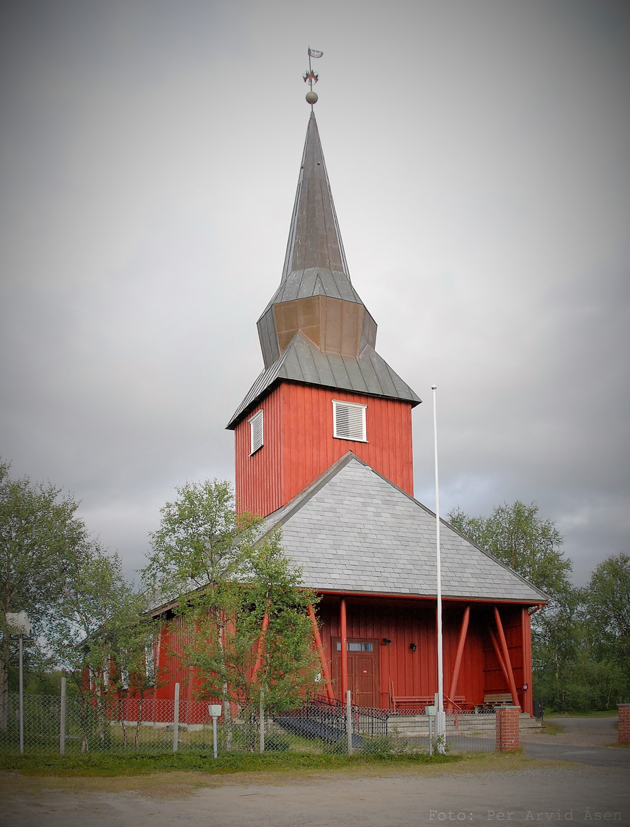 Trekirke oppført i 1958.