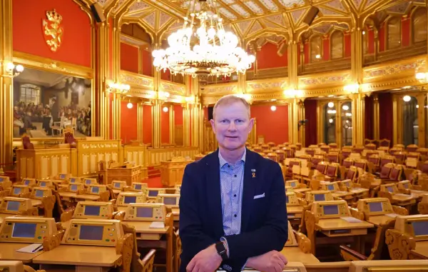 Bilde av stortingsrepresentant Erlend Larsen