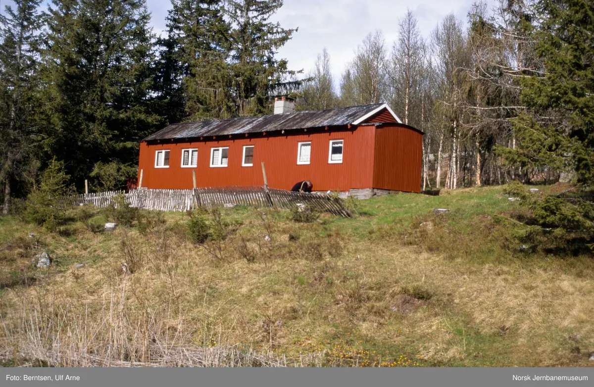 Vognkass fra smalsporet personvogn litra BZo nr. 28, her som hytte mellom Rugldalen og Reitan på Rørosbanen