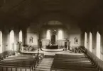 Odaterad interiör från Hannäs kyrka före 1923 års restaurering. Dokumentation av snickaren och bygdefotografen Axel Lundgren.