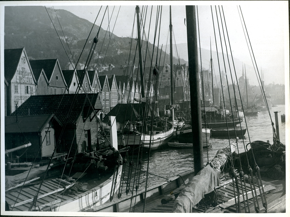 Bryggen og Vågen i Bergen